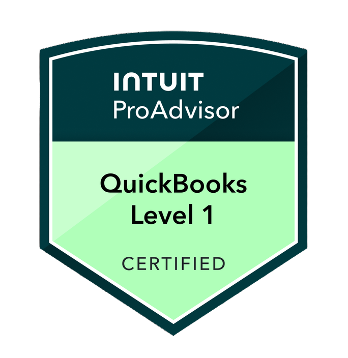 QuickBooks ProAdvisor Level 1 Certified