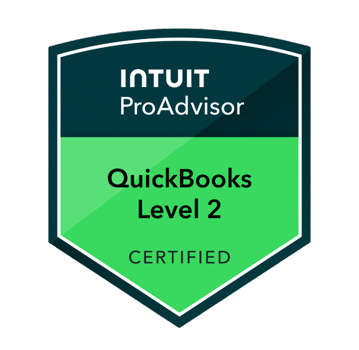 QuickBooks ProAdvisor Level 2 Certified